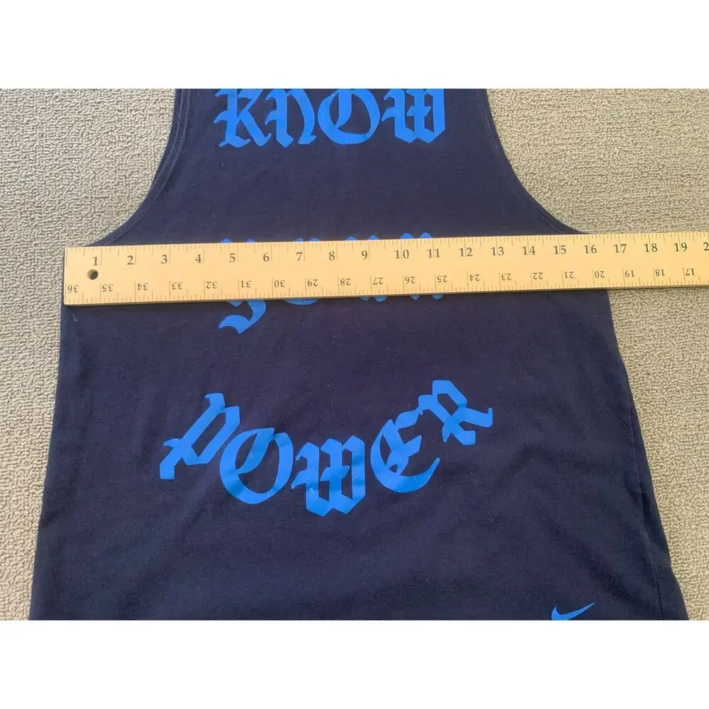 Nike Women XS Navy Tank Top‎ Know Your Power Dri-Fit